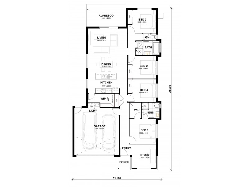 Yarrabilba QLD 4207 Floorplan