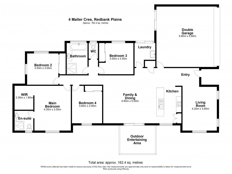 4 Maller Crescent, Redbank Plains QLD 4301 Floorplan