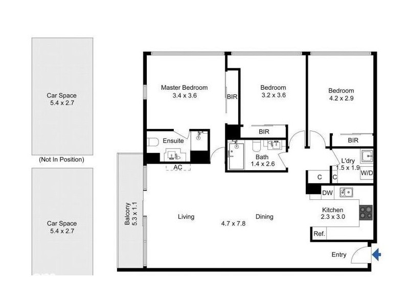 42/69 Dorcas Street, South Melbourne VIC 3205 Floorplan
