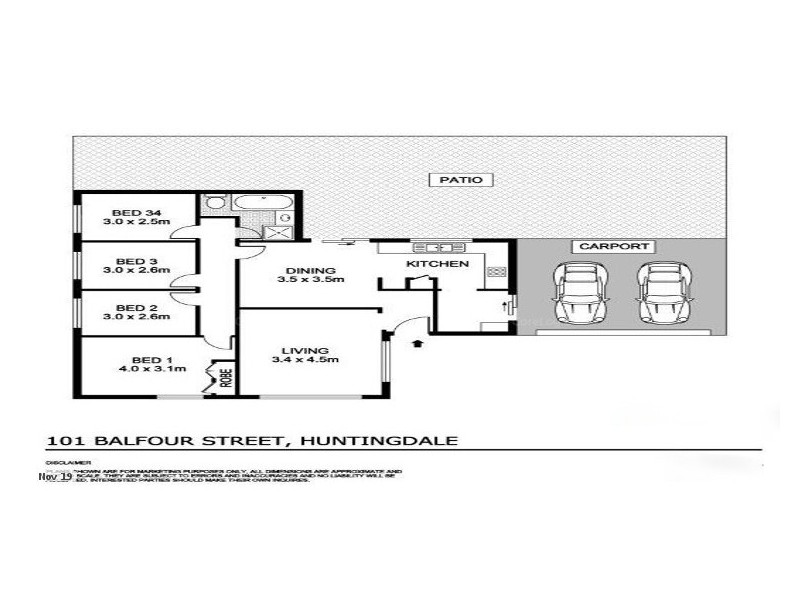 Indooroopilly QLD 4068 Floorplan