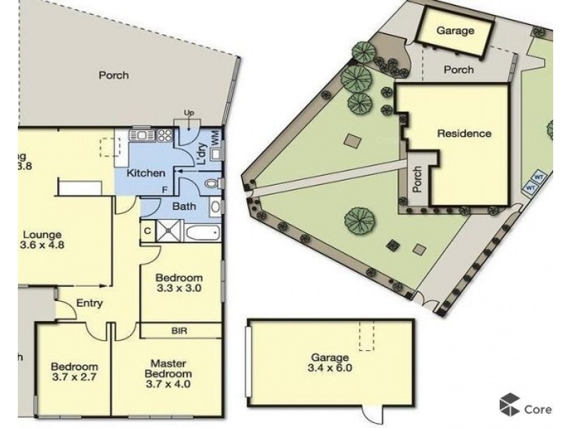 Melbourne VIC 3000 Floorplan