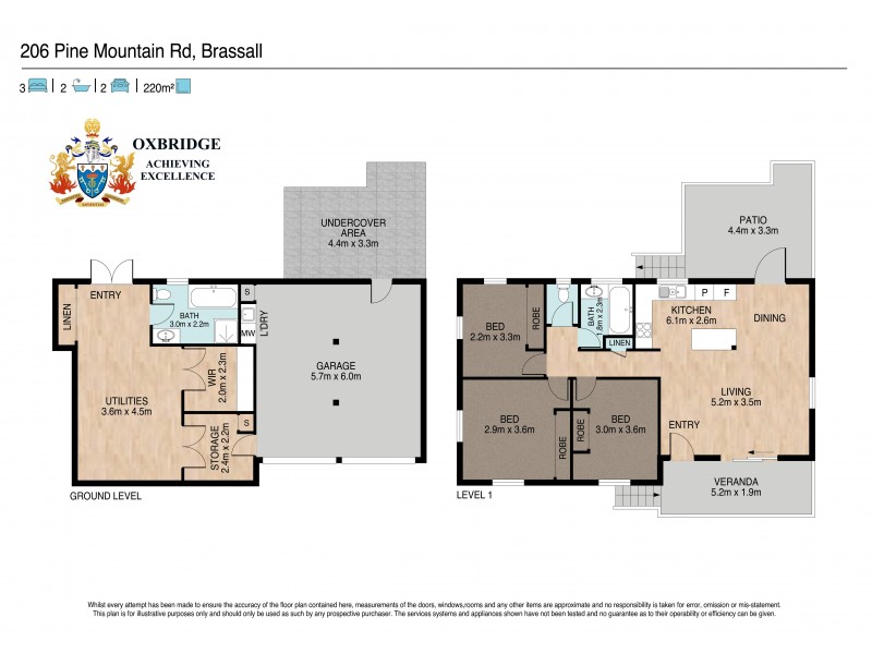 206 Pine Mountain Road, Brassall QLD 4305 Floorplan