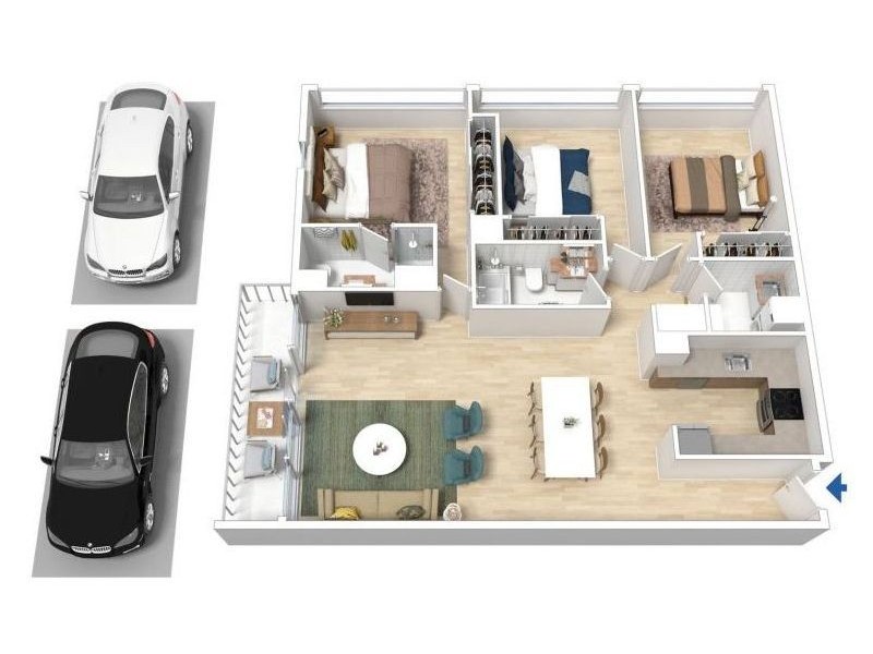42/69 Dorcas Street, South Melbourne VIC 3205 Floorplan