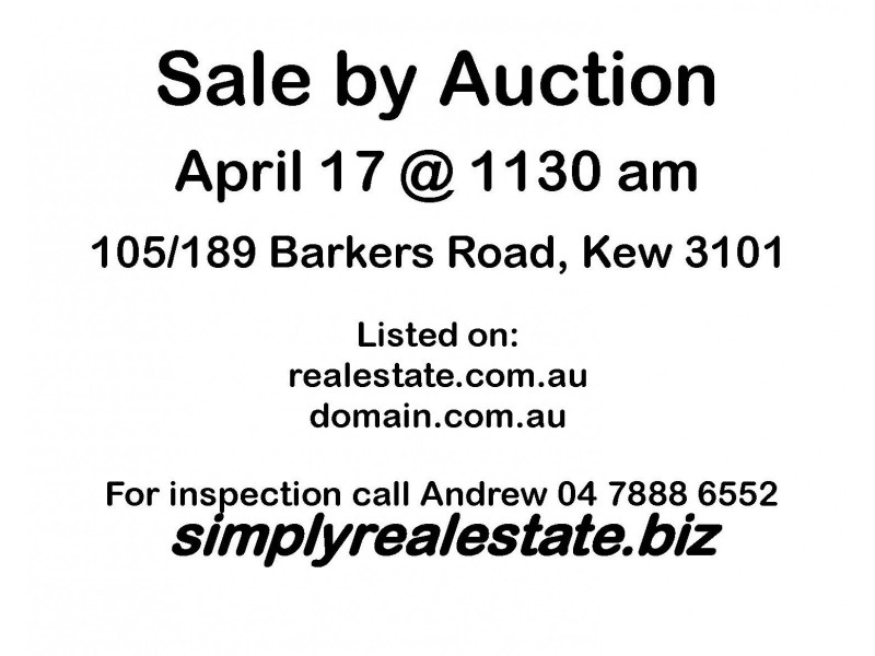 105/189 Barkers Road, Kew VIC 3101