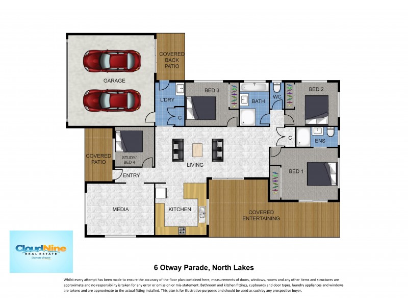 6 Otway Pde, North Lakes QLD 4509 Floorplan