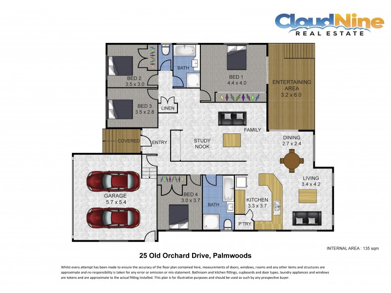 25 Old Orchard Drive, Palmwoods QLD 4555 Floorplan