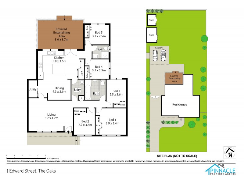 1 Edward St, The Oaks NSW 2570 Floorplan