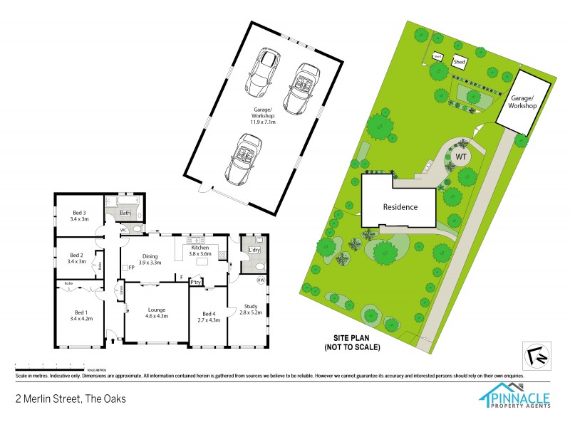 2 Merlin St, The Oaks NSW 2570 Floorplan