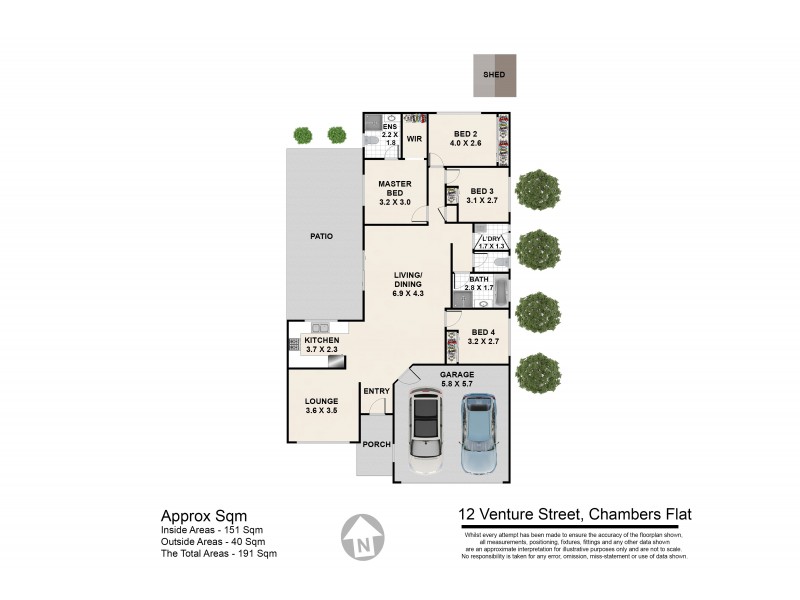 12 Venture Street, Crestmead QLD 4132 Floorplan