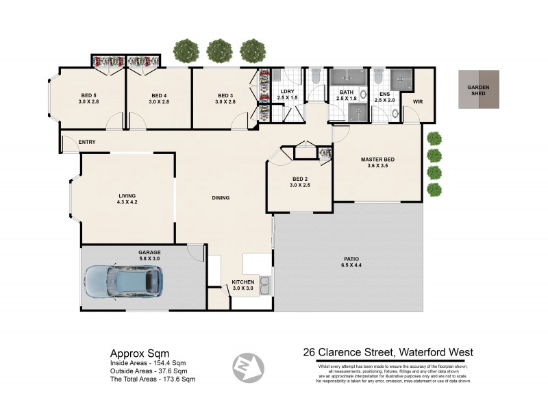 26 CLARENCE STREET, Waterford West QLD 4133 Floorplan