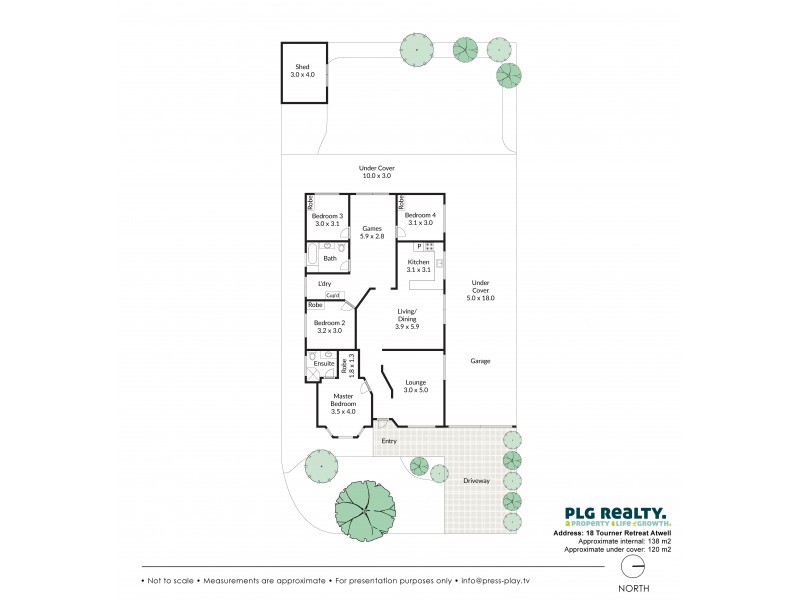 18 Tourner Retreat, Atwell WA 6164 Floorplan