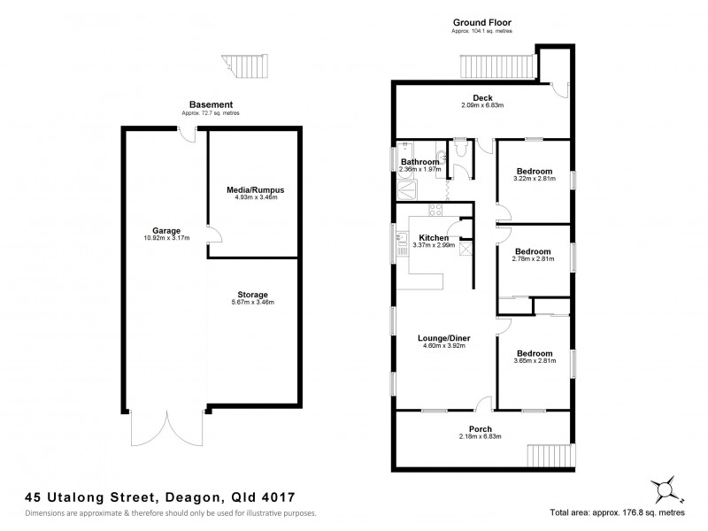 45 Utalong Street, Deagon QLD 4017 Floorplan