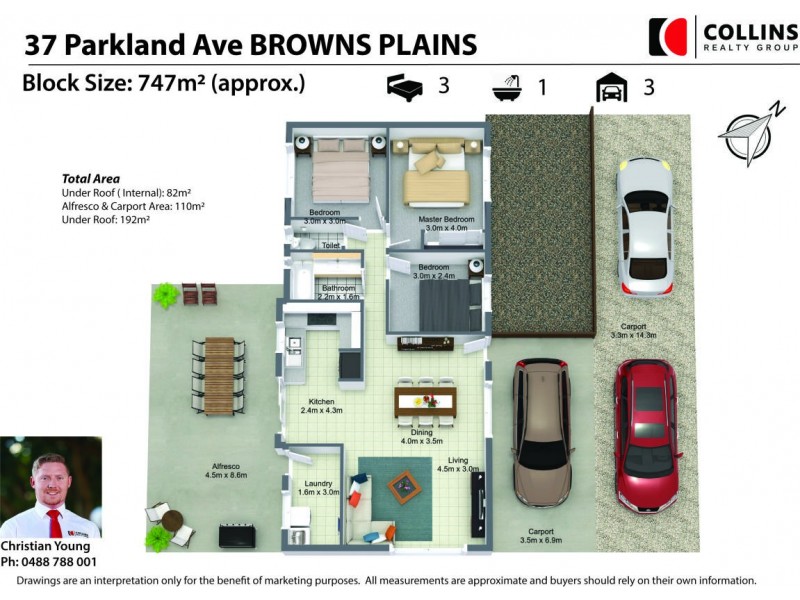 37 Parkland Avenue, Browns Plains QLD 4118 Floorplan