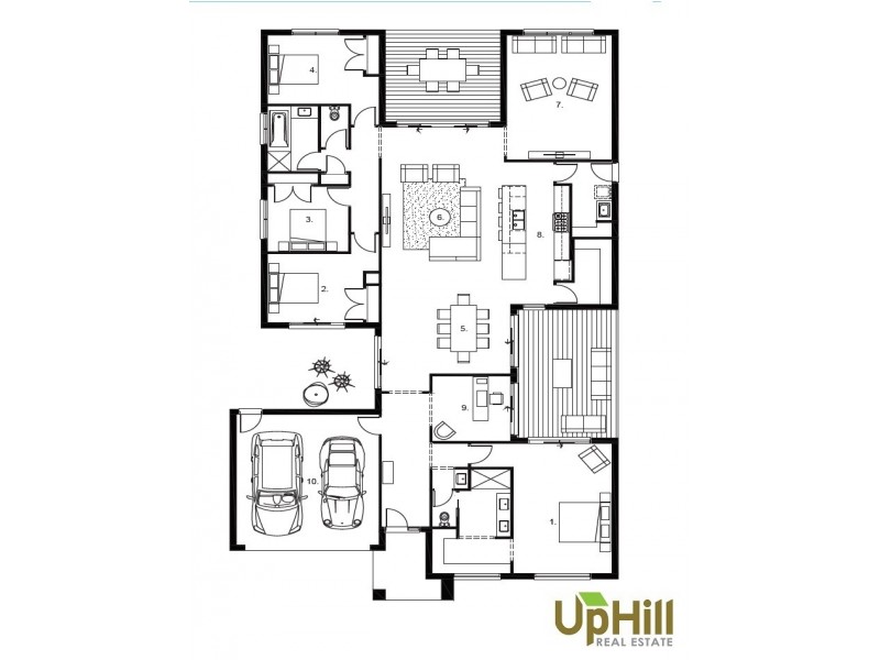 1 TALLRUSH STREET, Clyde North VIC 3978 Floorplan