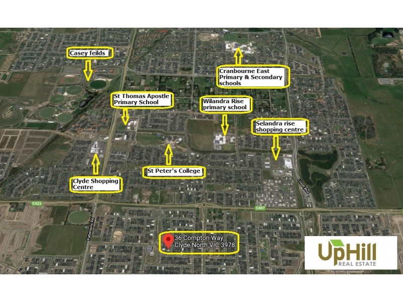 36 COMPTON WAY, Clyde North VIC 3978