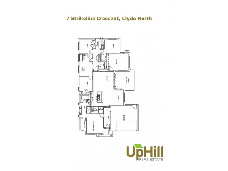 7 Strikeline Crescent, Clyde North VIC 3978 Floorplan