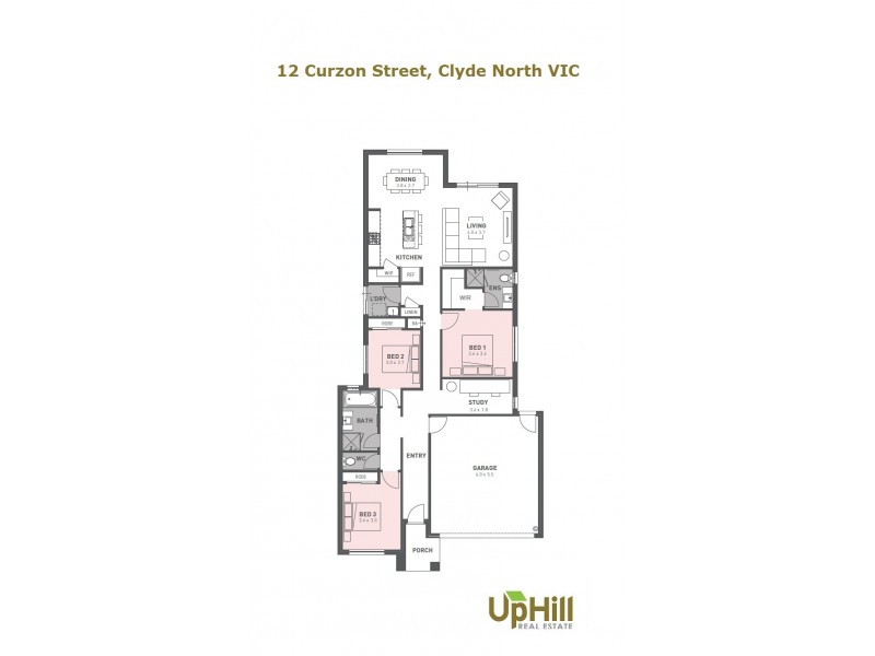 12 Curzon Street, Clyde North VIC 3978 Floorplan