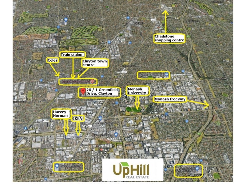 26/1 Greenfield Drive, Clayton VIC 3168