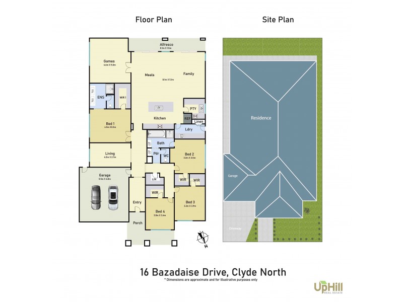 16 Bazadaise Drive, Clyde North VIC 3978 Floorplan