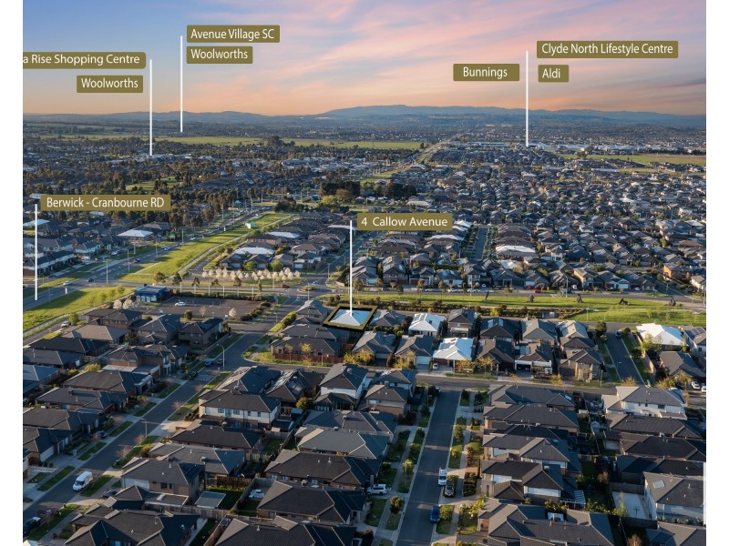 4 Callow Avenue, Clyde North VIC 3978