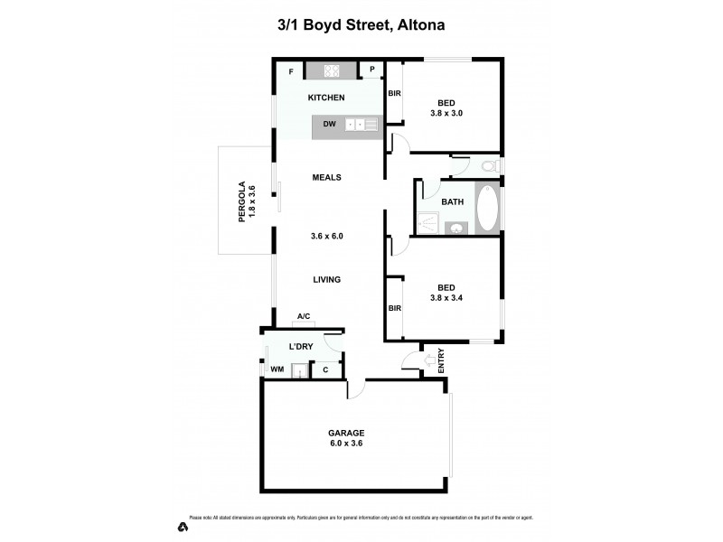 3/1 Boyd Street, Altona VIC 3018 Floorplan