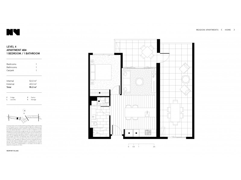 4F/38 Blackshaws Road, South Kingsville VIC 3015 Floorplan