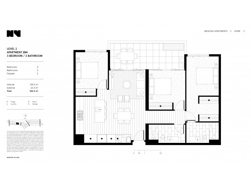 2F/38 Blackshaws Road, South Kingsville VIC 3015 Floorplan