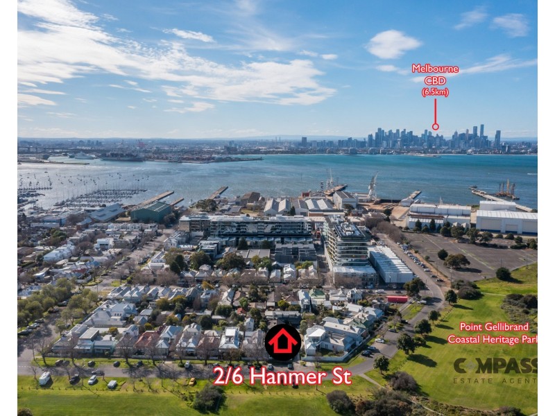 2/6 HANMER STREET, Williamstown VIC 3016