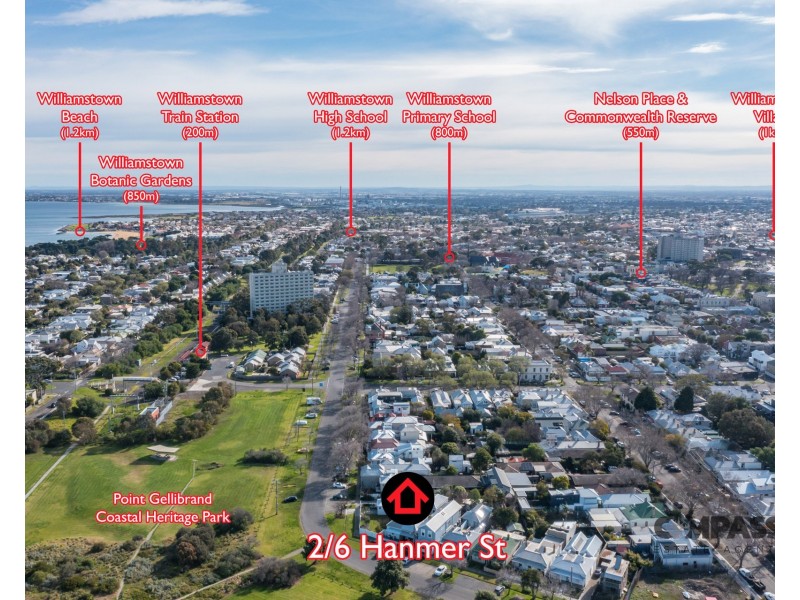 2/6 HANMER STREET, Williamstown VIC 3016