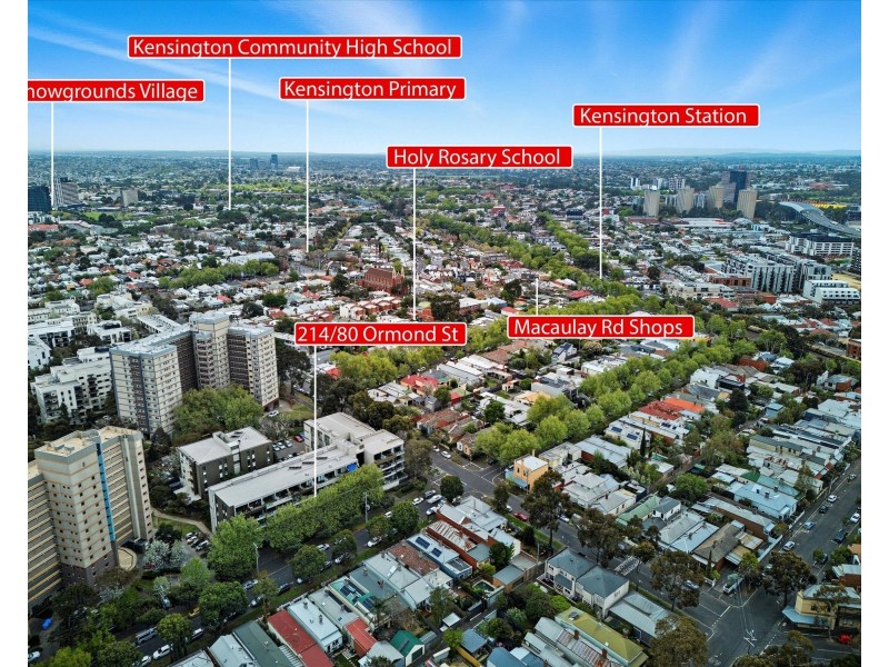 214/80 ORMOND STREET, Kensington VIC 3031