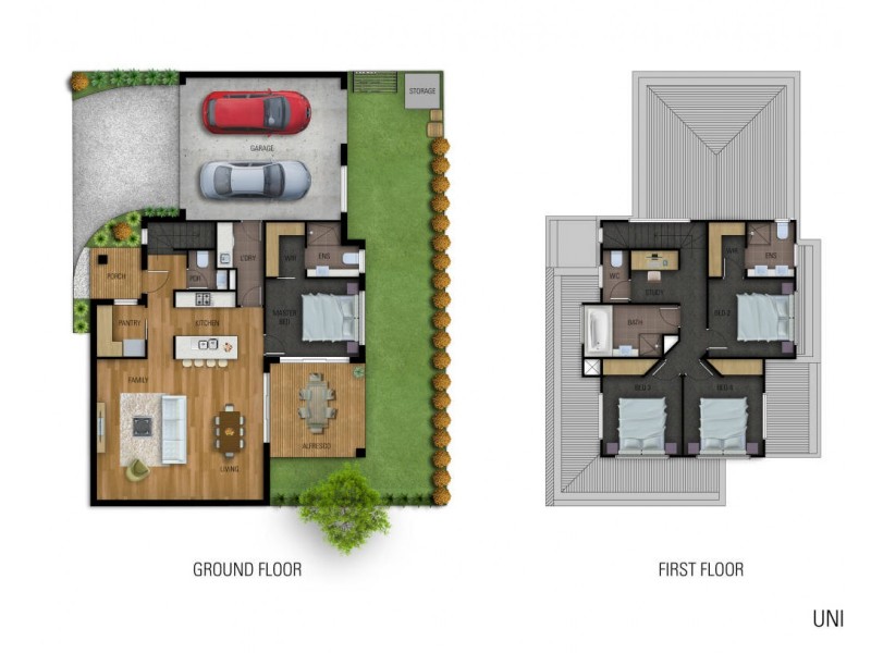 2/35 Medoro Grove, Mulgrave VIC 3170 Floorplan