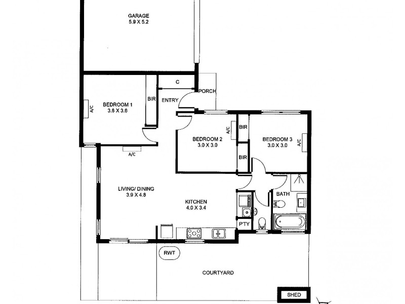 4/48 Bevan Avenue, Clayton South VIC 3169 Floorplan