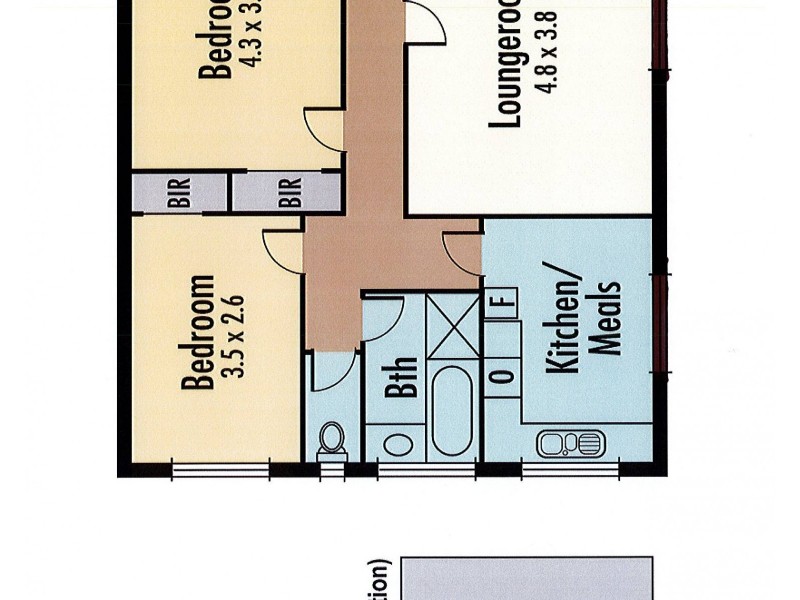 12/1927-1929 Dandenong Road, Clayton VIC 3168 Floorplan