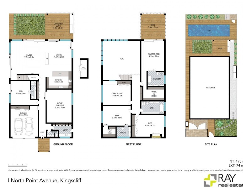 14 North Point Avenue, Kingscliff NSW 2487 Floorplan