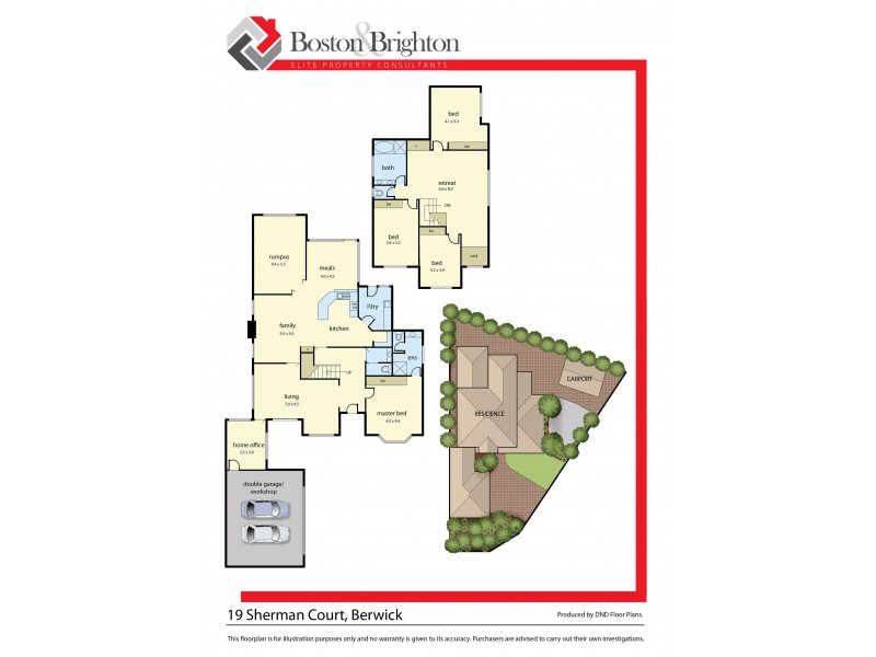 19 Sherman Court, Berwick VIC 3806 Floorplan