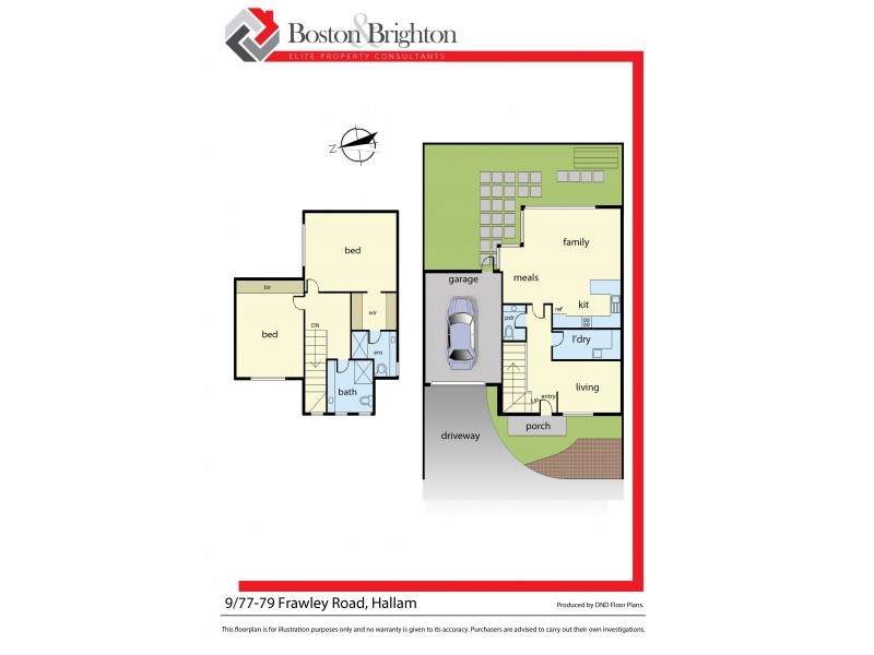 9/77 Frawley Road, Hallam VIC 3803 Floorplan