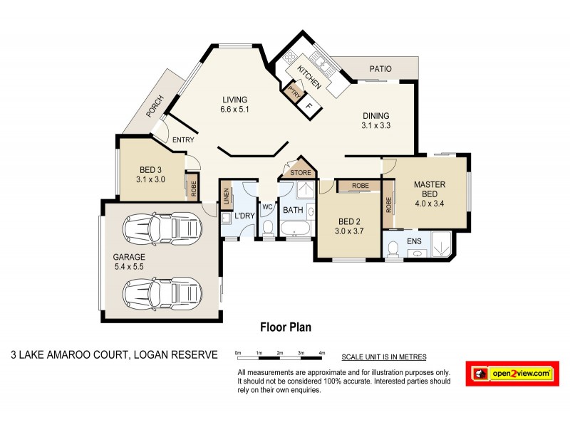 3 Lake Amaroo Court, Logan Reserve QLD 4133 Floorplan