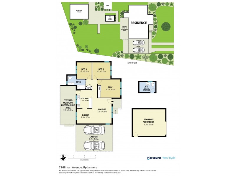 7 Hillman Avenue, Rydalmere NSW 2116 Floorplan