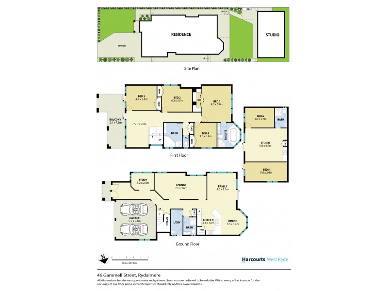 46 Gammell Street, Rydalmere NSW 2116 Floorplan