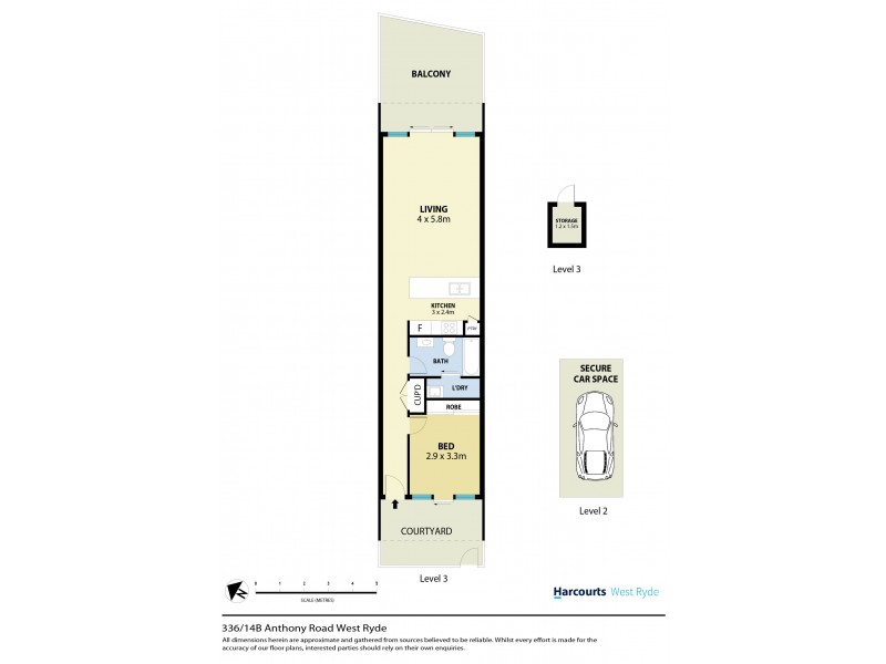 336/14B Anthony Road, West Ryde NSW 2114 Floorplan