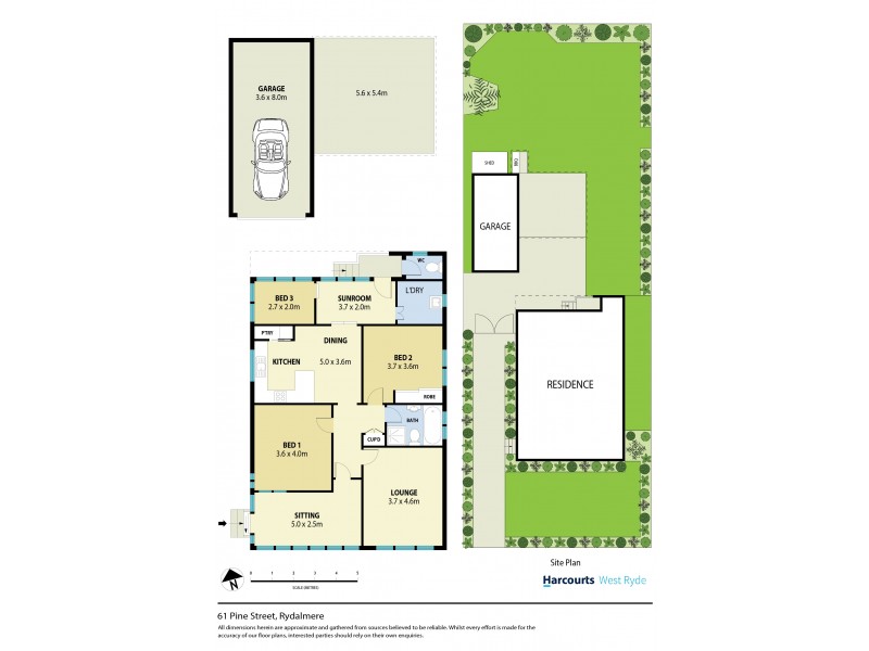 61 Pine Street, Rydalmere NSW 2116 Floorplan