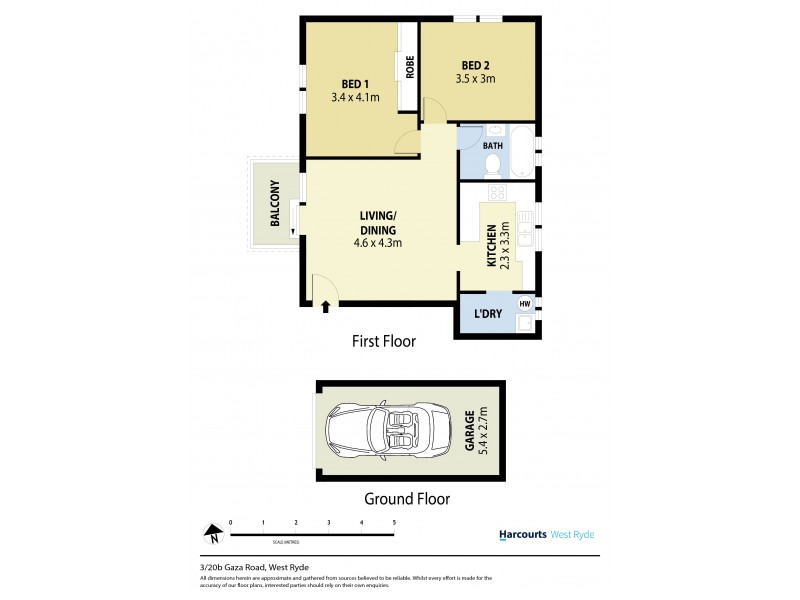 3/20B Gaza Road, West Ryde NSW 2114 Floorplan