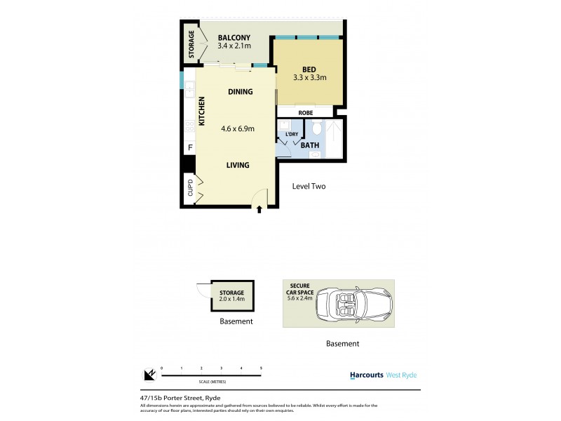 47/15B Porter Street, Ryde NSW 2112 Floorplan