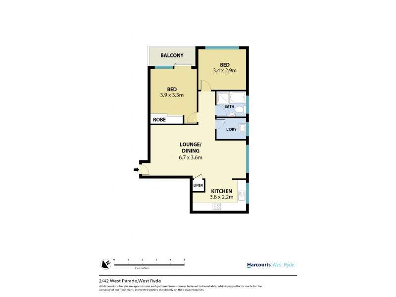 2/42 West Parade, West Ryde NSW 2114 Floorplan
