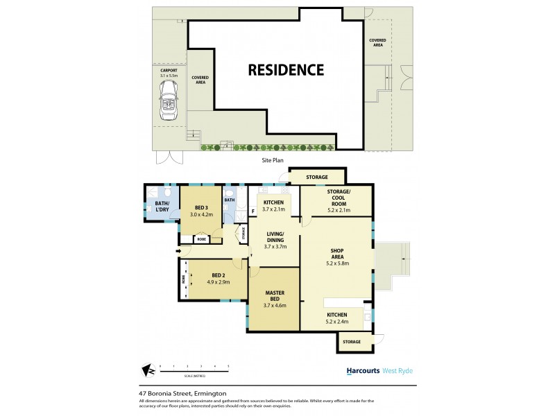47 Boronia Street, Ermington NSW 2115 Floorplan