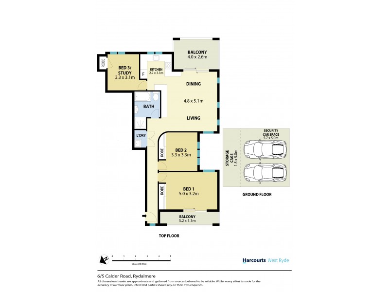 6/5 Calder Road, Rydalmere NSW 2116 Floorplan