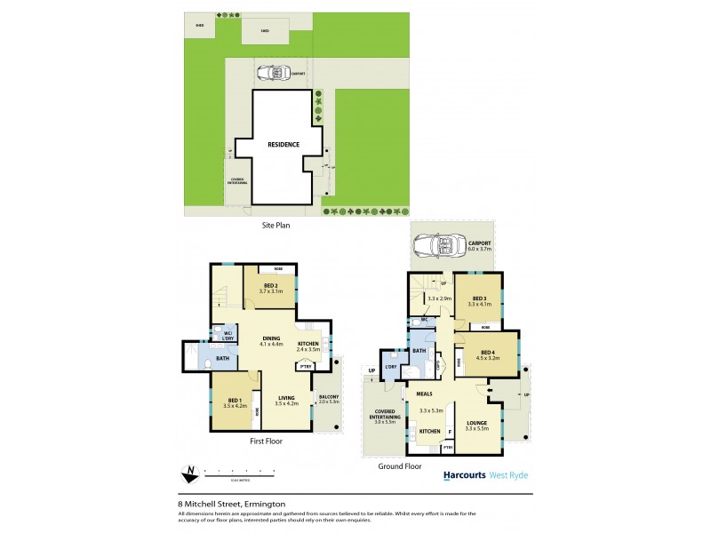 8 Mitchell Street, Ermington NSW 2115 Floorplan