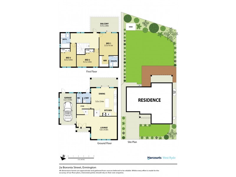 2A Boronia Street, Ermington NSW 2115 Floorplan