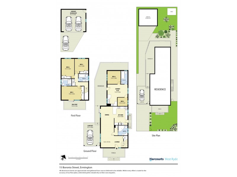 15 Boronia Street, Ermington NSW 2115 Floorplan