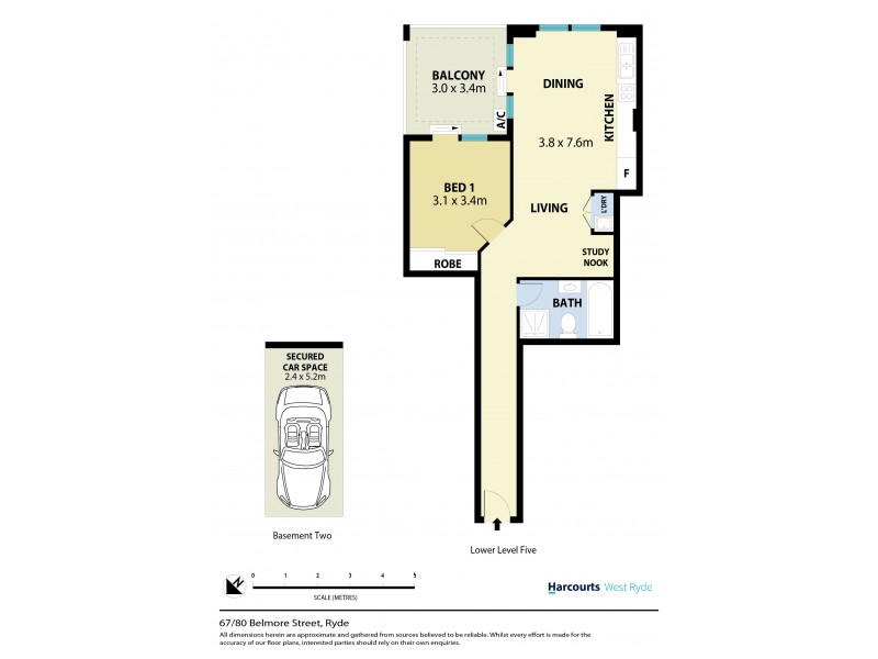 67/80 Belmore Street, Ryde NSW 2112 Floorplan